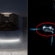 Tesla Roadster Event Flying Car