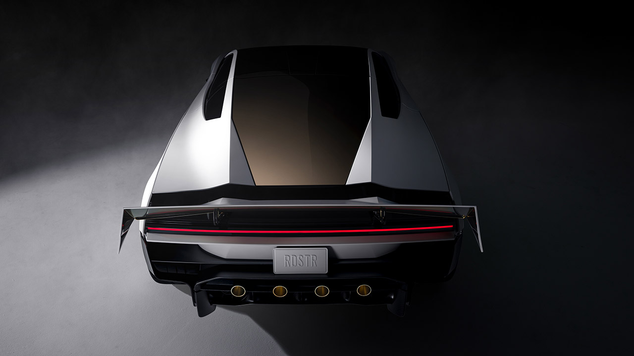 New Tesla Roadster Flying Car Exterior