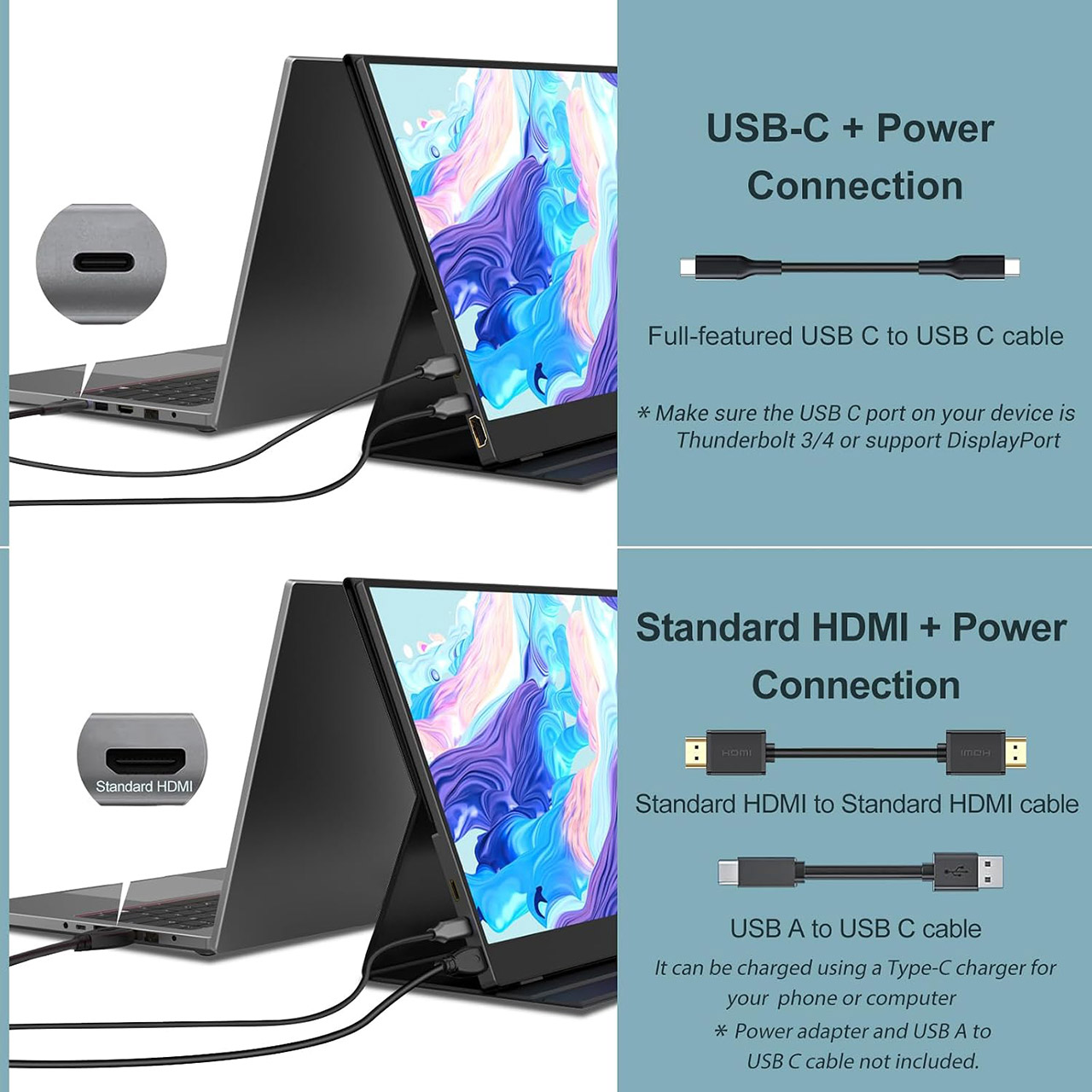 InnoView 15.6" IPS FHD 1080p Portable Monitor