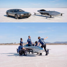 DeLorean Airspeeder Electric Flying Car Racing Series