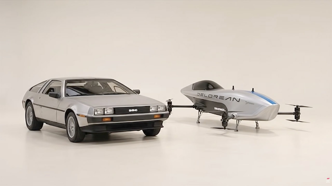 DeLorean Airspeeder Electric Flying Car Racing Series
