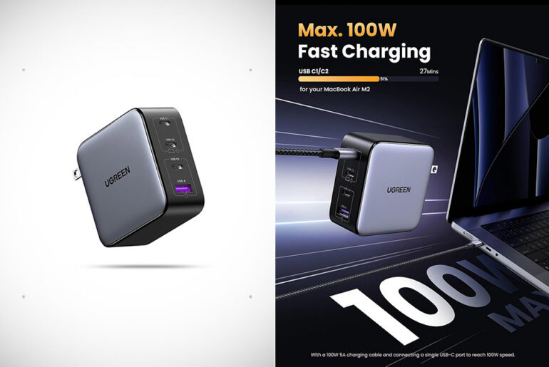 UGREEN 100W Nexode USB-C 4-Port Charger