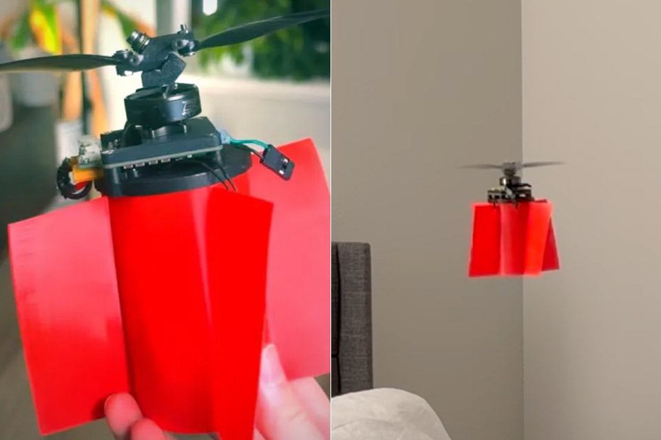 One Motor Single Propeller Drone