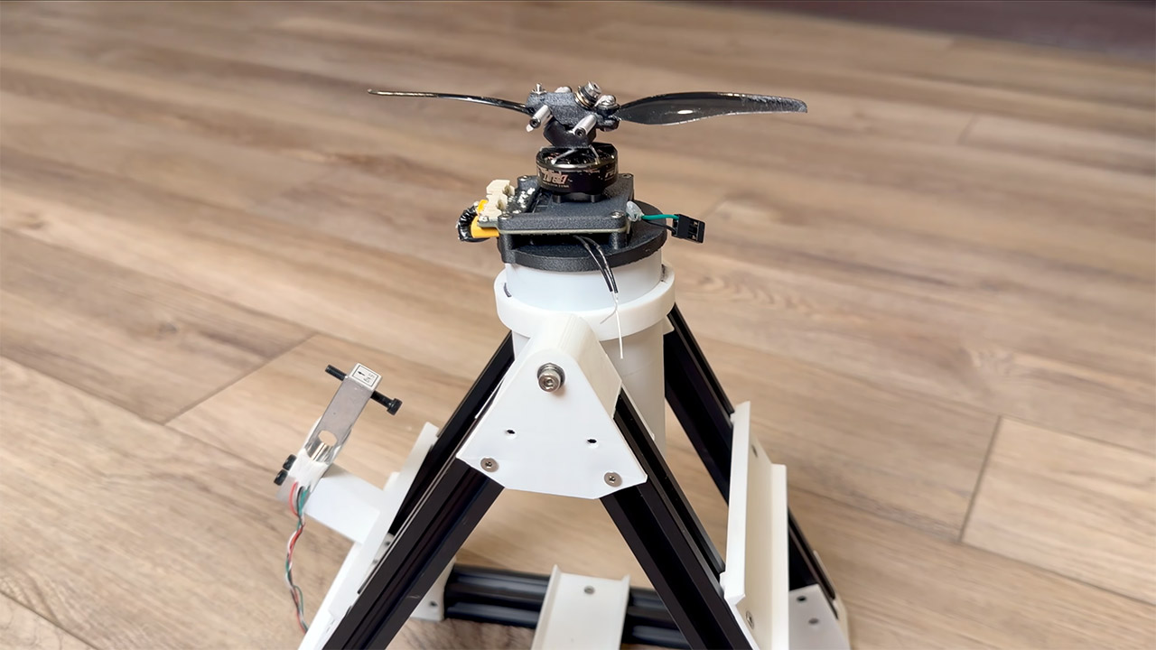 One Motor Single Propeller Drone