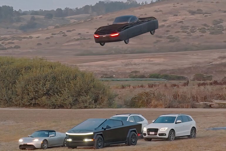 Alef Aeronautics 1000th Flight Tesla Roadster Flying Car