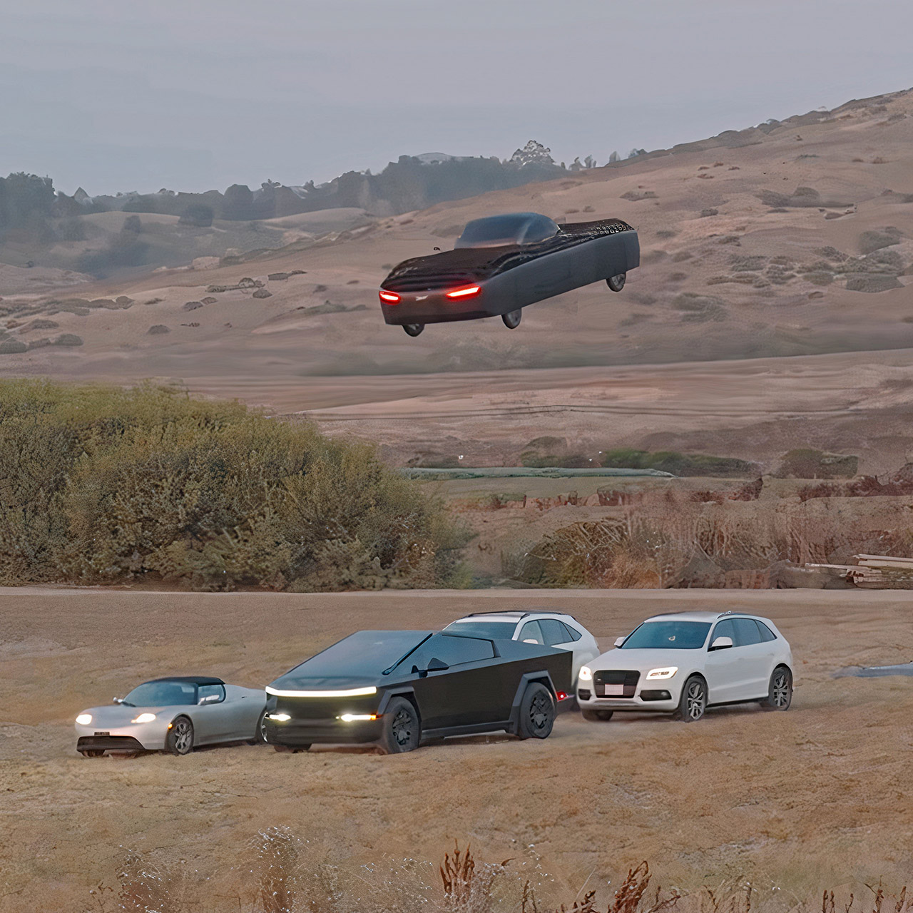Alef Aeronautics 1000th Flight Tesla Roadster Flying Car