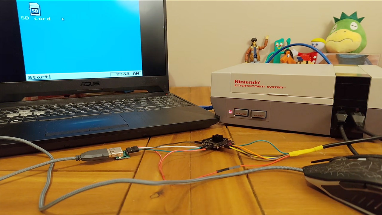 Original NES Console Turned Desktop PC Mod