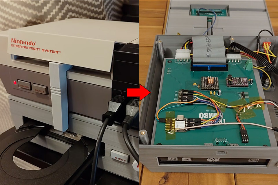 Original NES Console Turned Desktop PC Mod