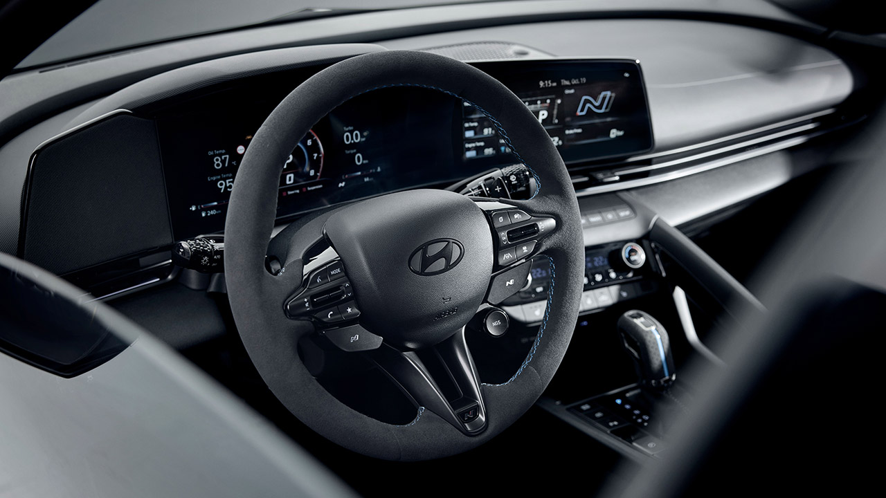 Hyundai Elantra N Monochrome Edition Interior
