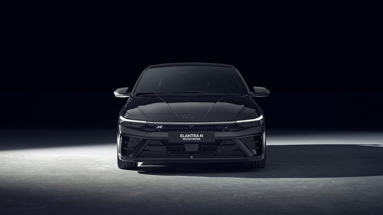 Hyundai Elantra N Monochrome Edition Reveal