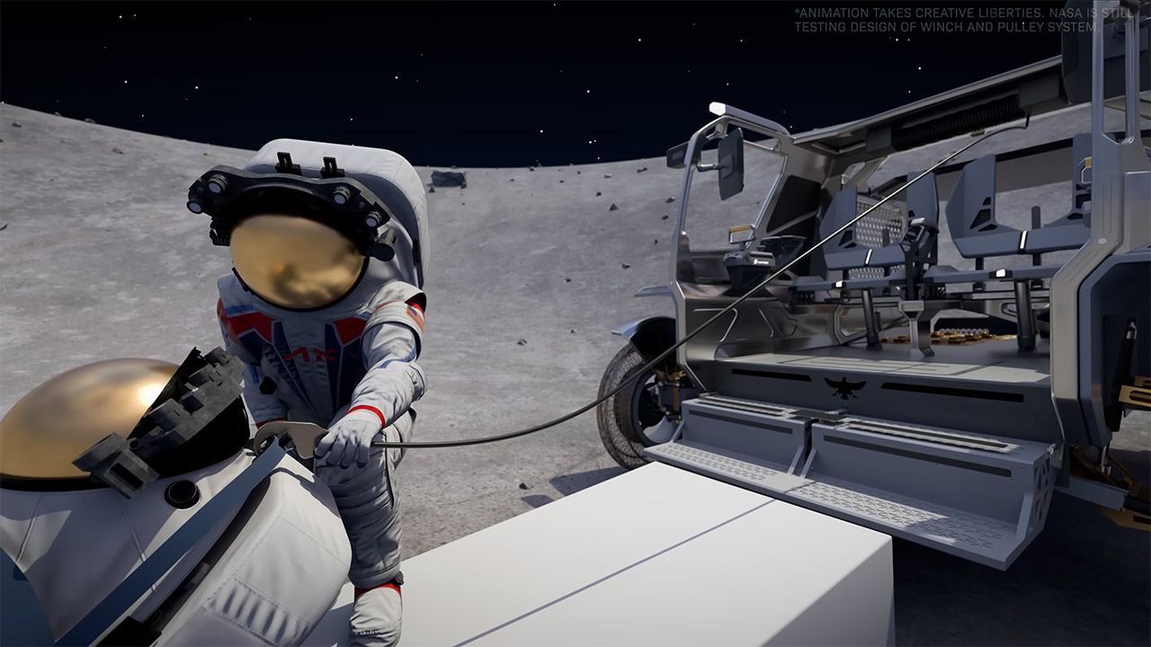 Lunar Outpost LTV Moon Rover Artemis