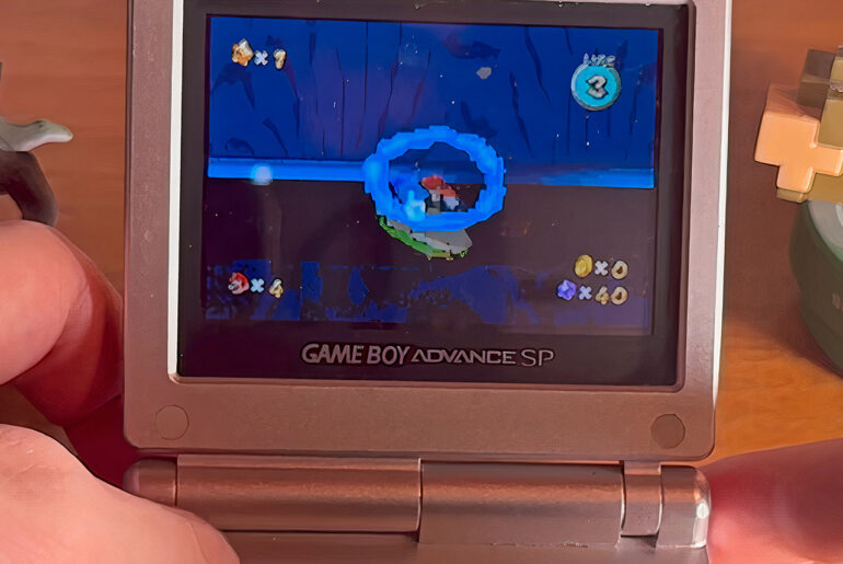 Tobi Super Mario Galaxy GBA Game Boy Advance Port