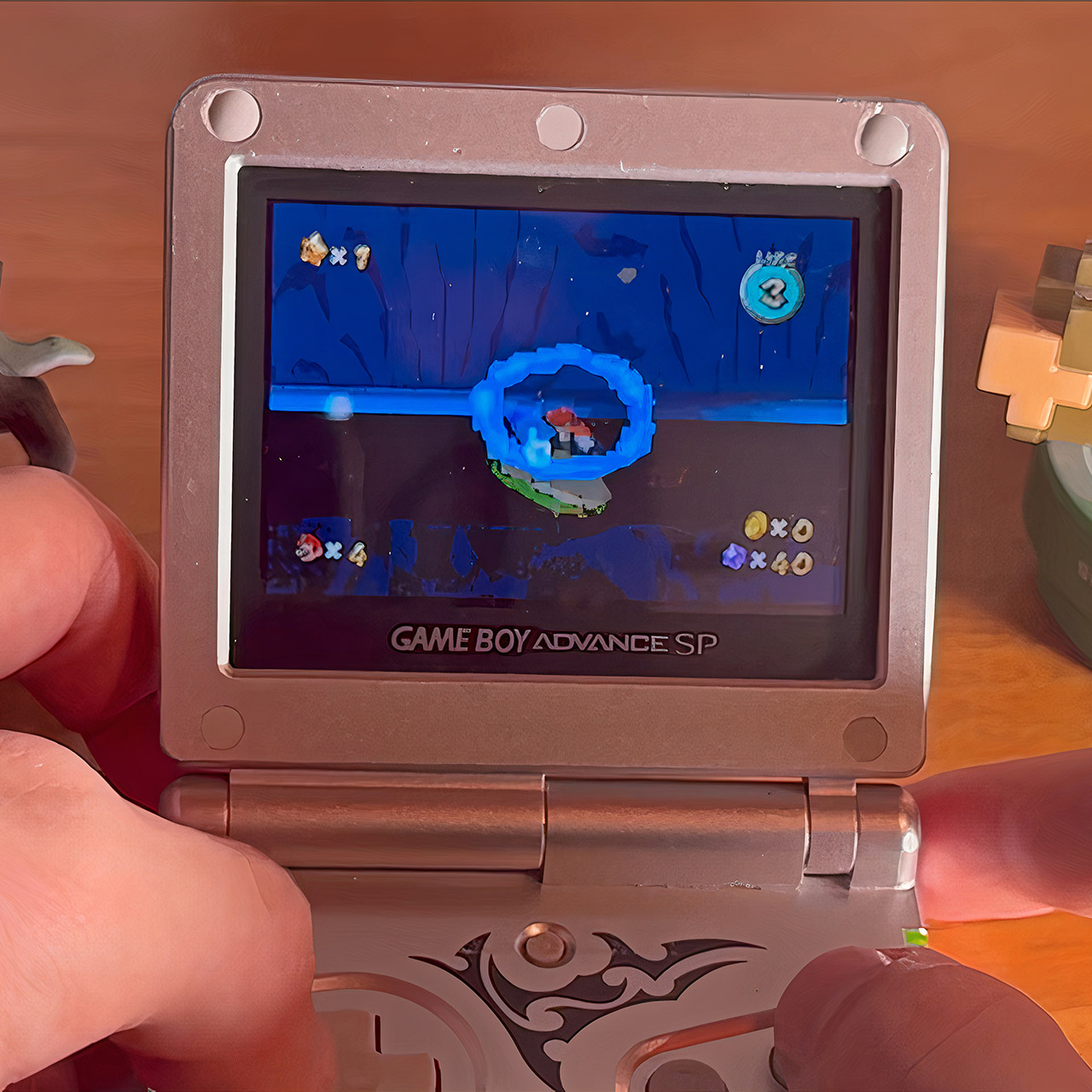 Tobi Super Mario Galaxy GBA Game Boy Advance Port
