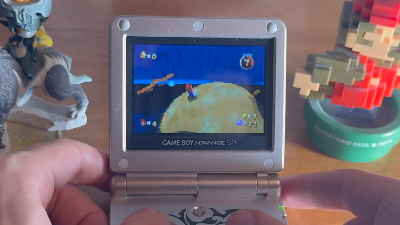 Tobi Super Mario Galaxy GBA Game Boy Advance Port