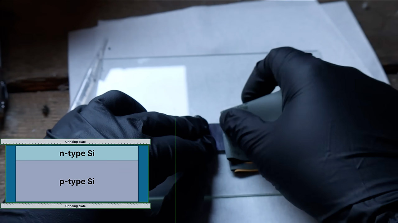 Silicon Wafers Solar Cell Microwave Project