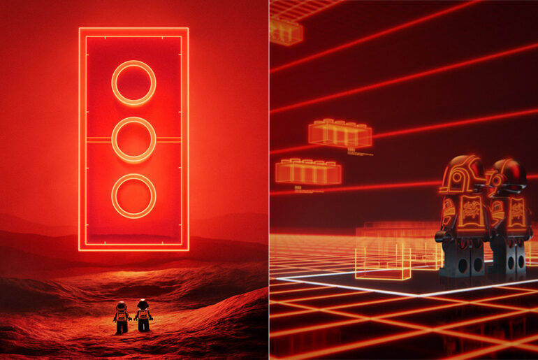 LEGO Daft Punk Set 2007 Alive Pyramid