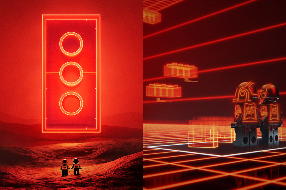 LEGO Daft Punk Set 2007 Alive Pyramid