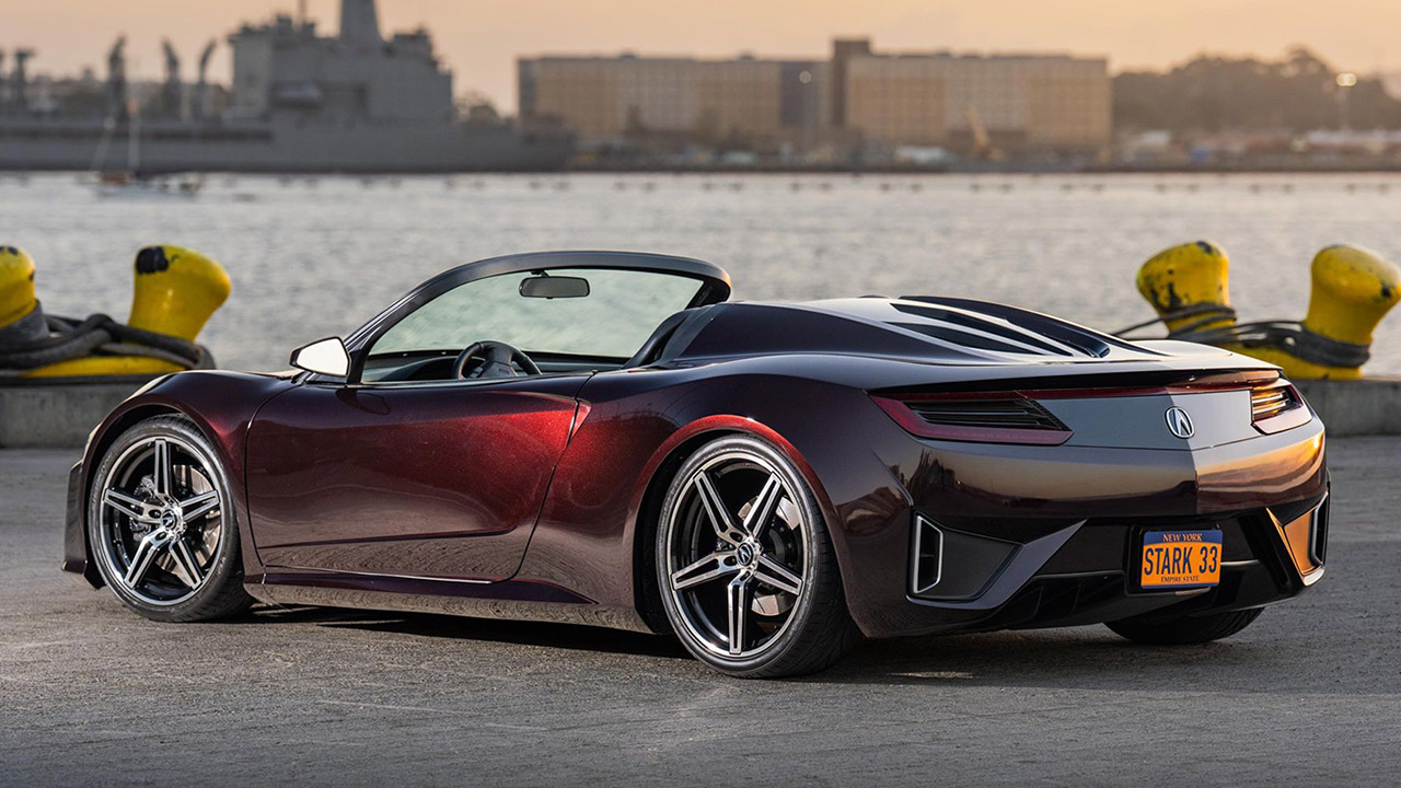 Tony Stark Acura NSX Roadster Concept Avengers For Sale Auction