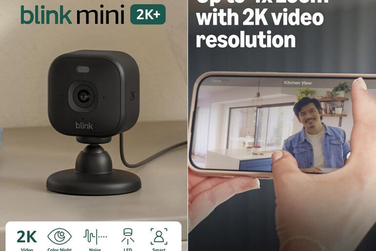 Blink Mini 2K+ Indoor Outdoor Security Camera