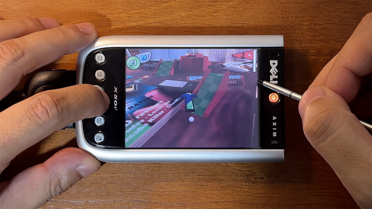 Dell Axim X50v Pocket PC Gaming