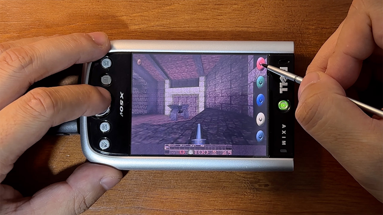 Dell Axim X50v Pocket PC Gaming