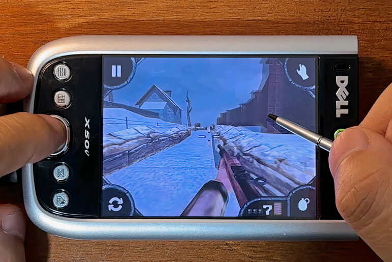 Dell Axim X50v Pocket PC Gaming