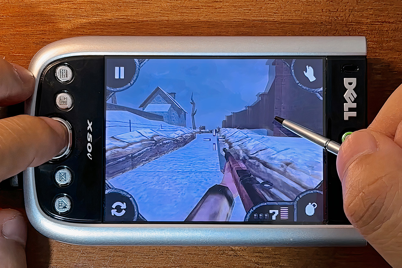 Dell Axim X50v Pocket PC Gaming