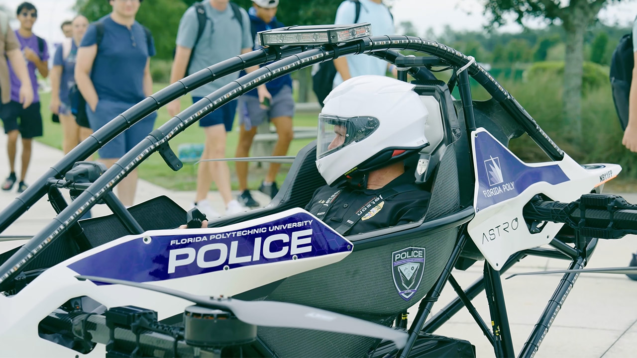 Jetson One Flying Police Vehicle Florida Polytechnic University