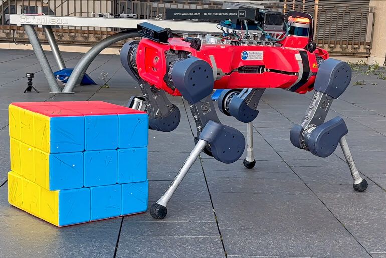 ETH Zurich ANYmal Robot Solves Rubik's Cube