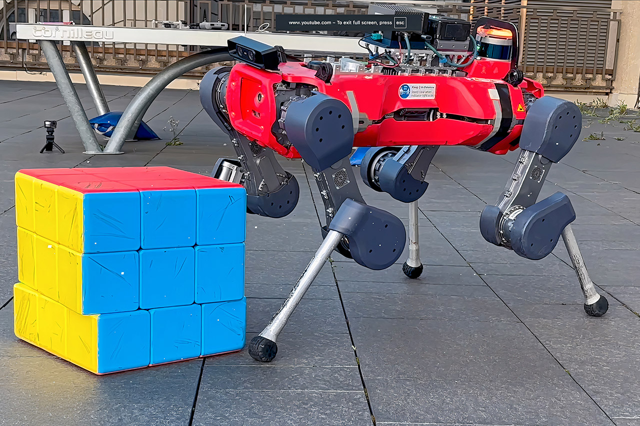 ETH Zurich ANYmal Robot Solves Rubik's Cube