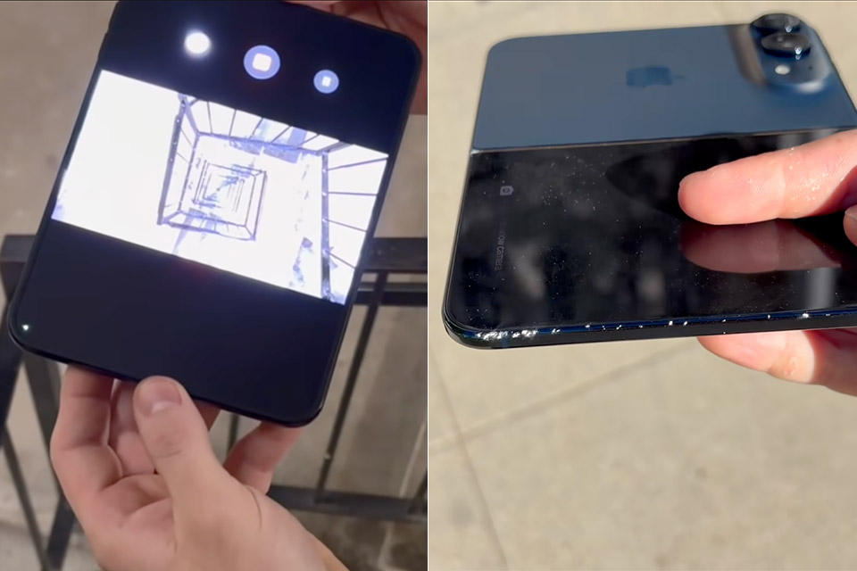 TechRax iPhone Duo Staircase City Streets Drop Test