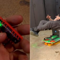 Giant Life-Sized Hexbug Robot