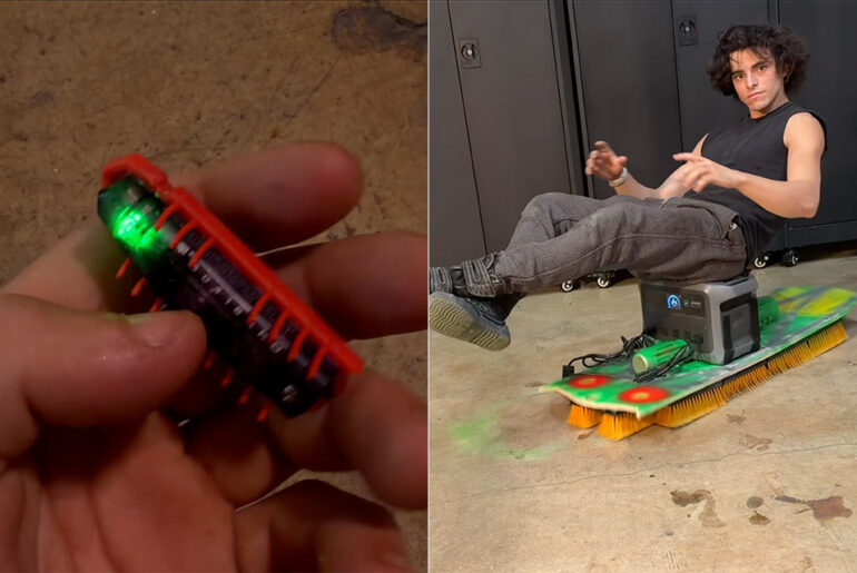 Giant Life-Sized Hexbug Robot