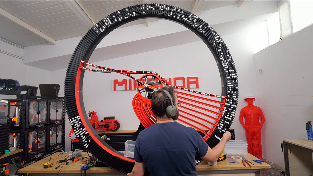 Ivan Miranda Marble Scroller Clock Project