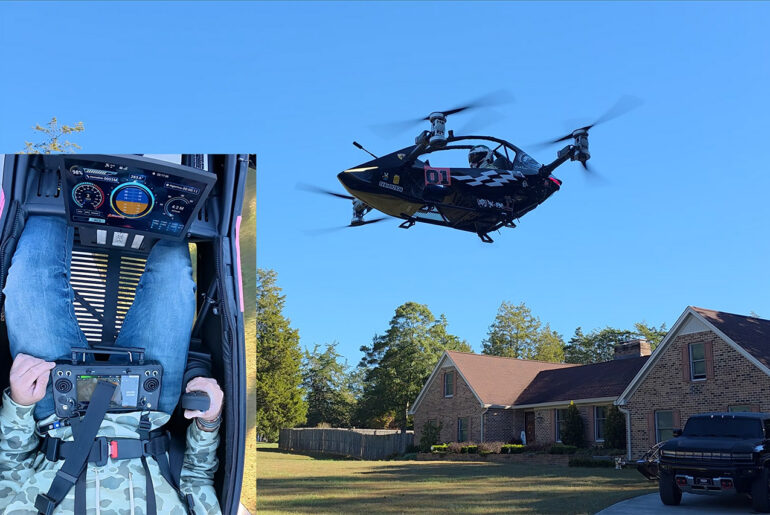 YIVTOL S-ZERO Plus eVTOL Personal Flying Vehicle