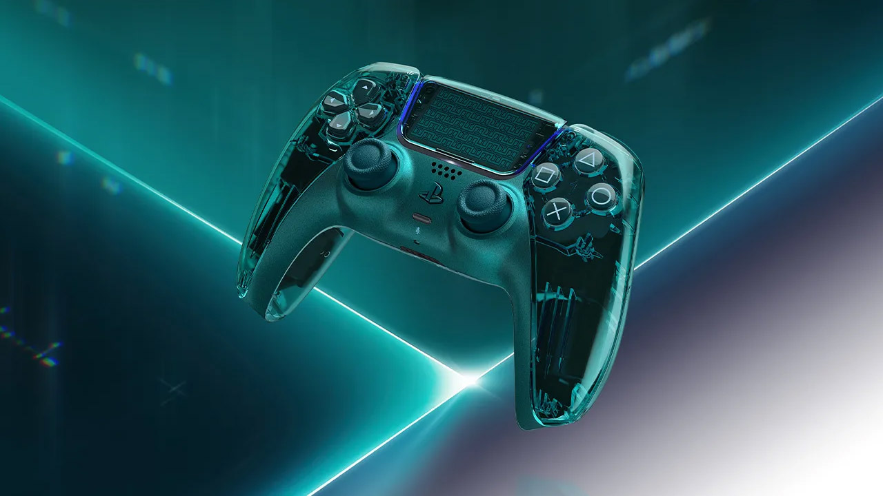 Sony Prism Collection See-Through Transparent PS5 DualSense Controllers