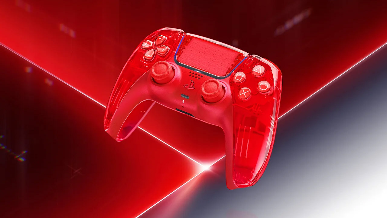 Sony Prism Collection See-Through Transparent PS5 DualSense Controllers