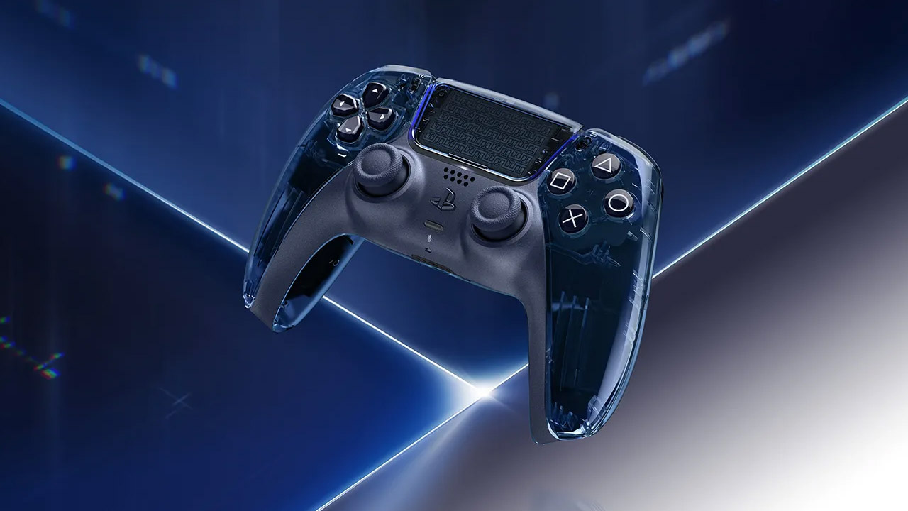 Sony Prism Collection See-Through Transparent PS5 DualSense Controllers