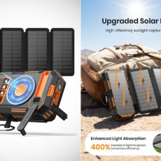 FEELLE 50,000 mAh Solar Power Bank