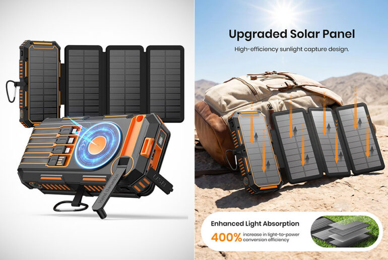 FEELLE 50,000 mAh Solar Power Bank
