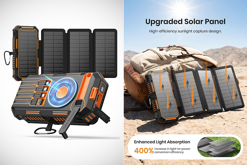 FEELLE 50,000 mAh Solar Power Bank