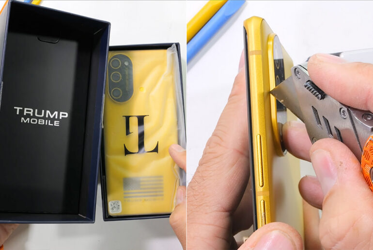 JerryRigEverything Trump Mobile T1 Smartphone Durability Test