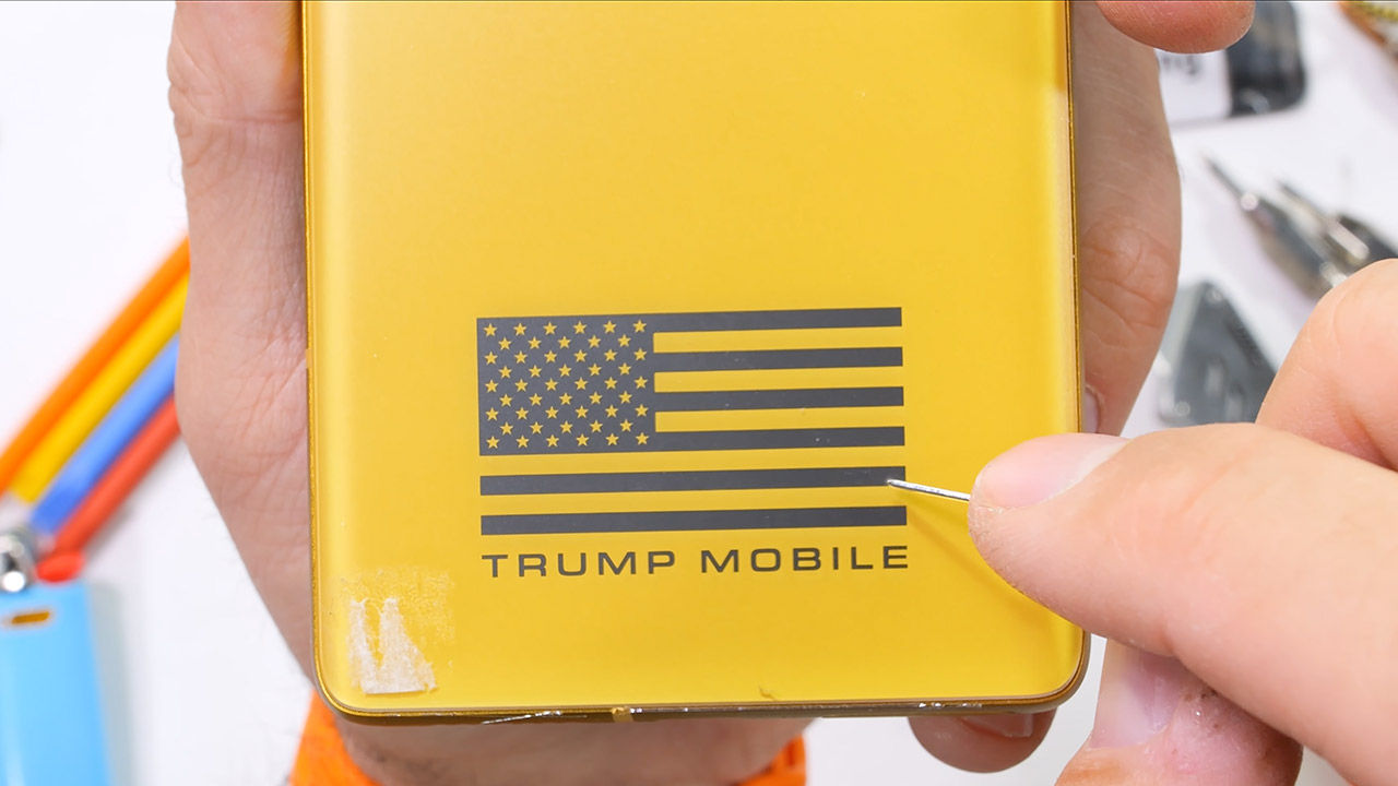JerryRigEverything Trump Mobile T1 Smartphone Durability Test