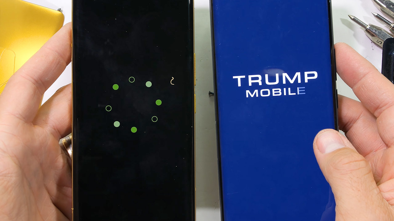 JerryRigEverything Trump Mobile T1 Smartphone Durability Test