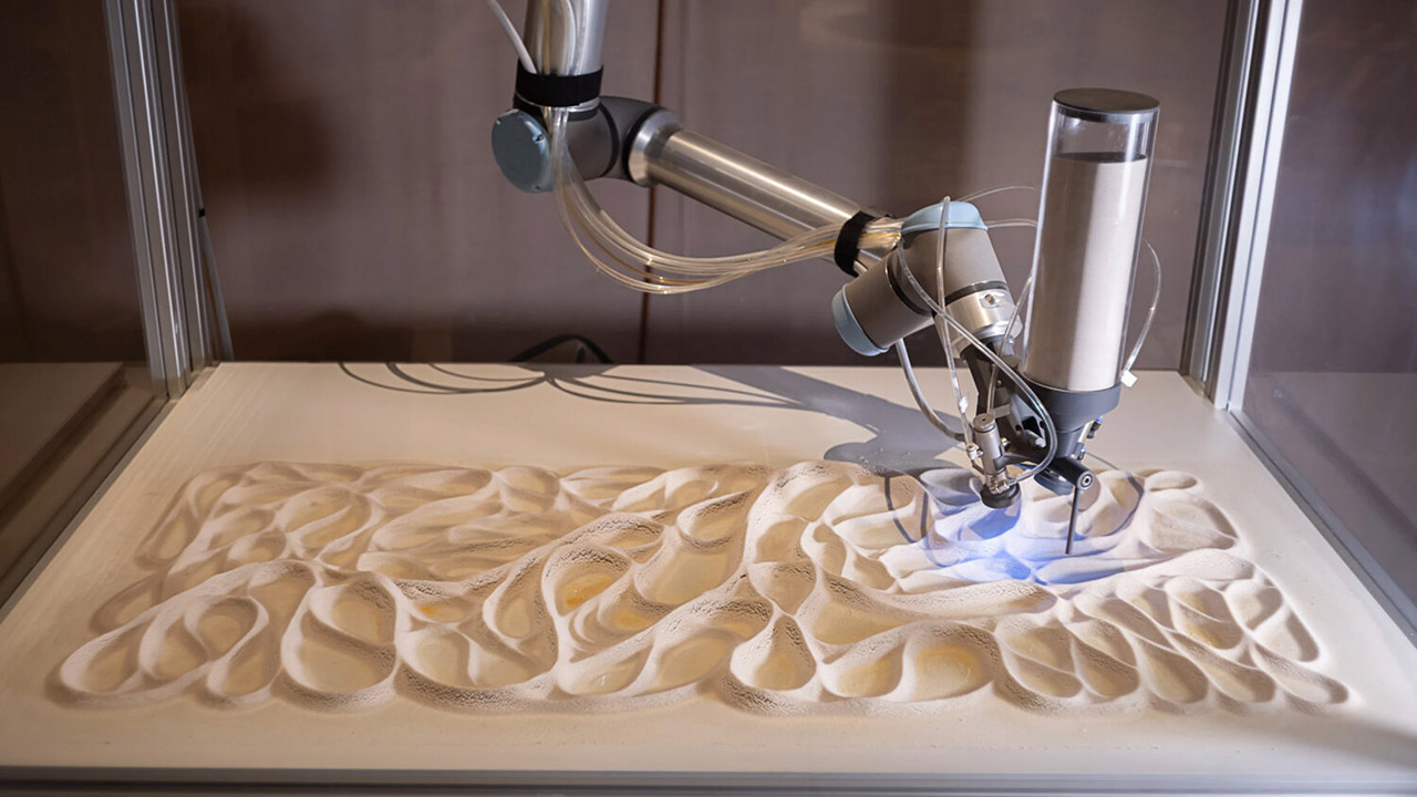 ETH Zurich Sand Solid Structure Binding Biocement