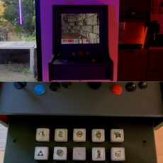 Custom DIY Arcade Cabinet Machine Concrete Cartridges