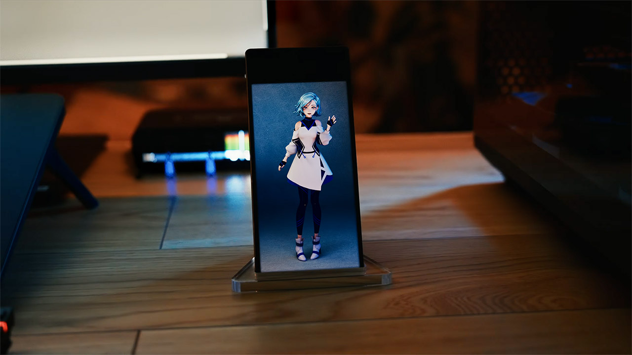 Sony ELF-MN1 Compact Spatial Reality Display 3D Characters