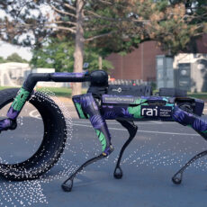 RAI Spot Robot Whole Body Manipulation Outside Lab