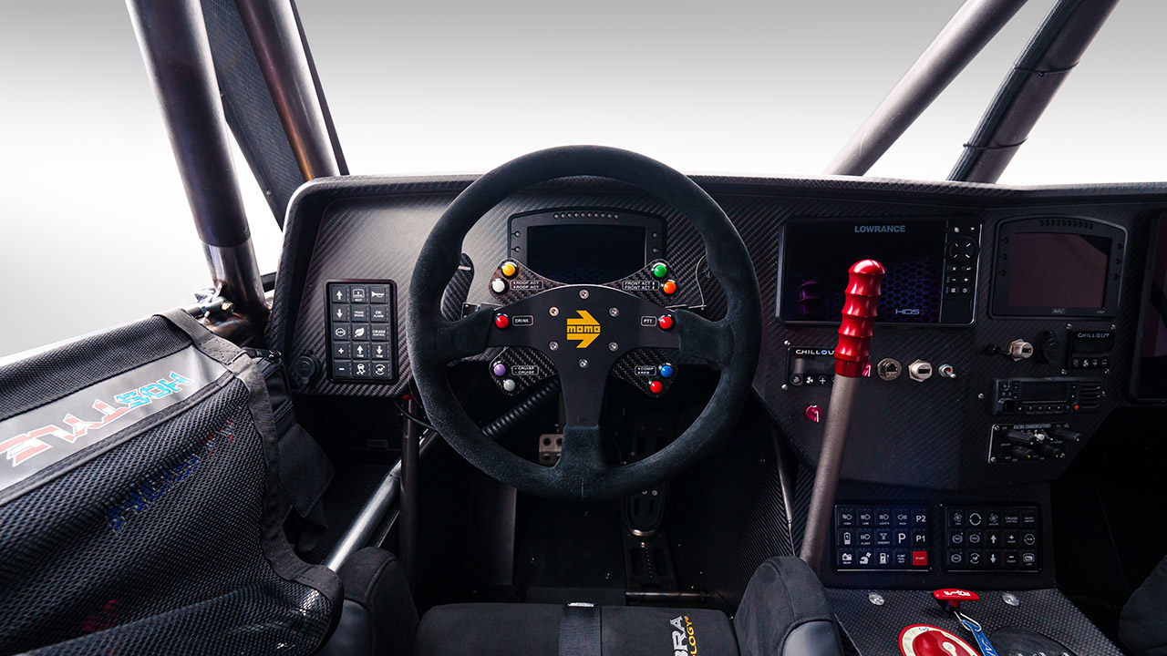 Honda Passport Baja Spec Hybrid Trophy Truck SEMA Interior