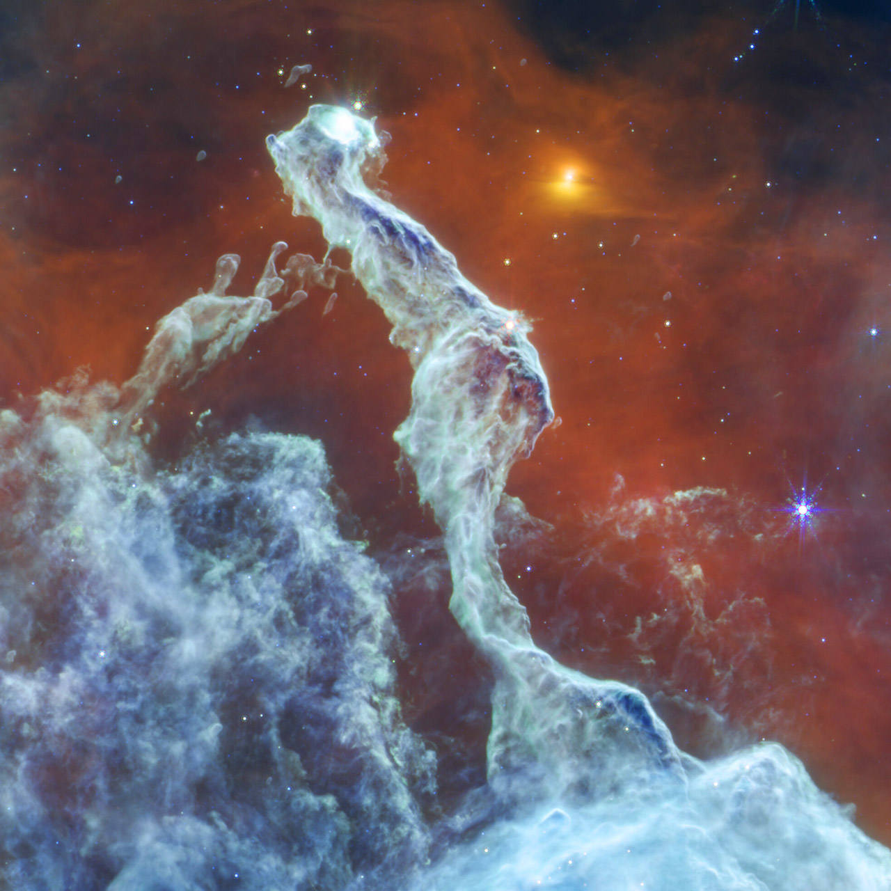James Webb Space Telescope Cat's Head Nebula Halloween 2026